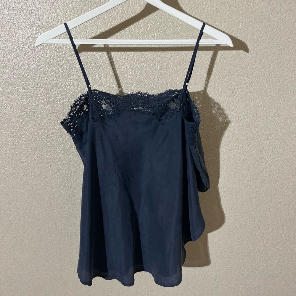 Mes Demoiselles Midnight Blue Lace Camisole